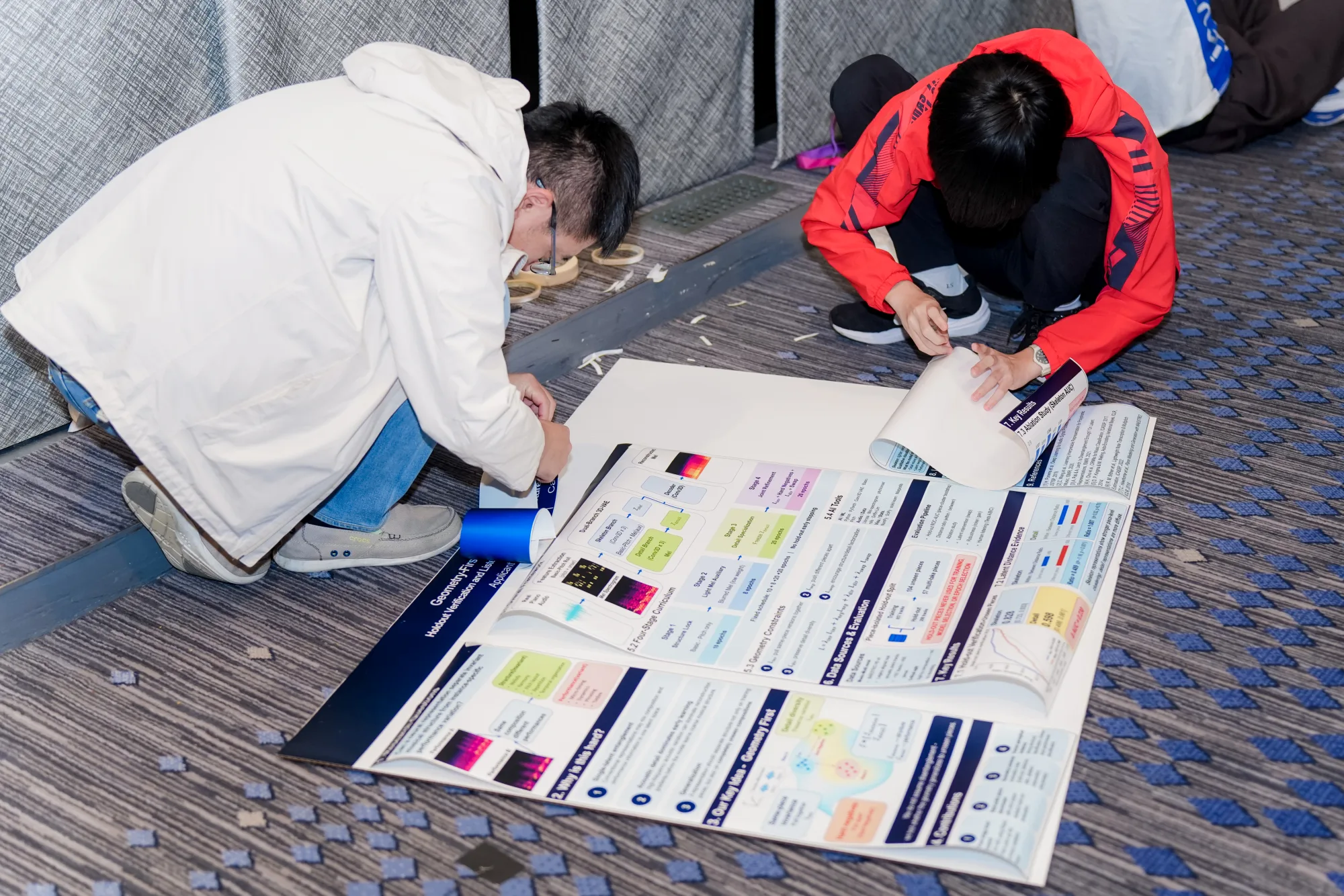 Participants preparing for competition day, photo 3