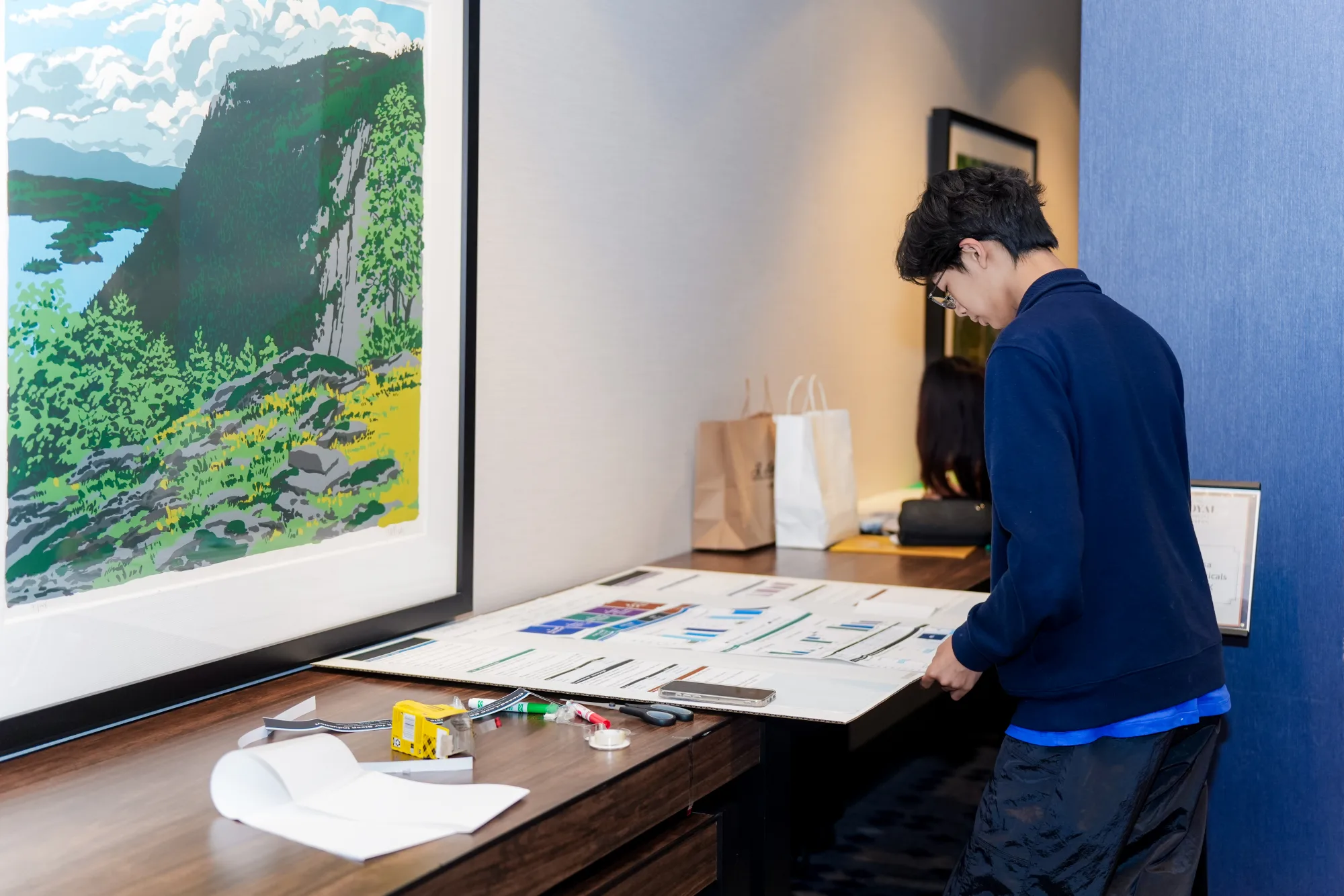 Participants preparing for competition day, photo 8