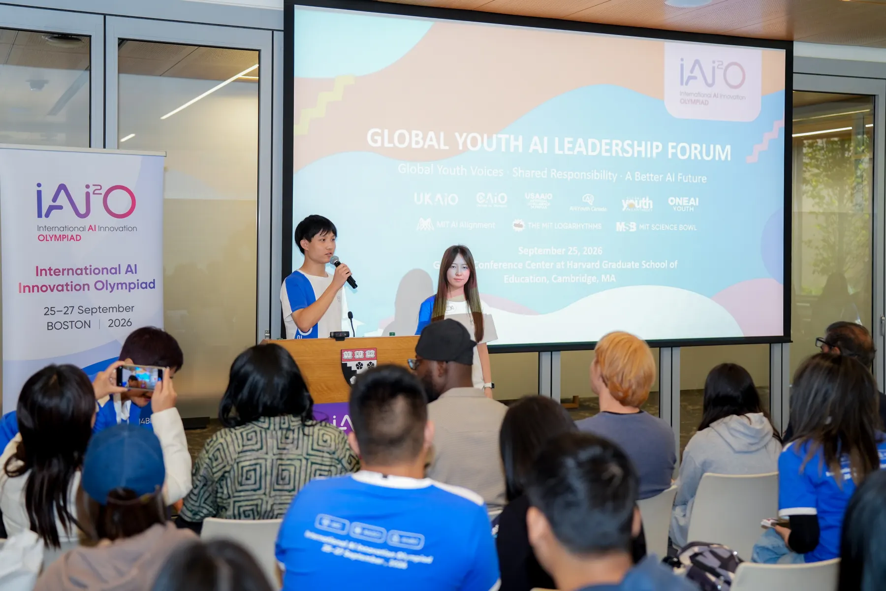 The Global Youth AI Leadership Forum opening session