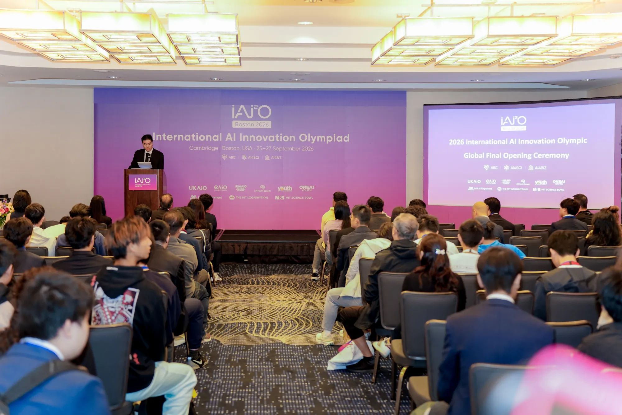 Audience gathered for the 2026 IAI²O Global Final Opening Ceremony